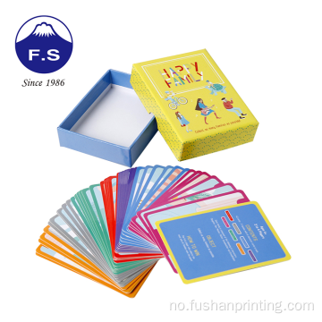 Fullfarge Prinitng Kids Memory Educational Flash Cards